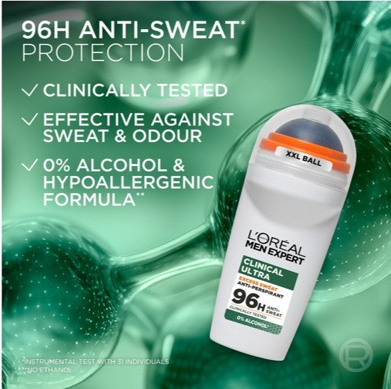 Loreal  Men Expert Clinical Ultra 96H Deodorant Roll On