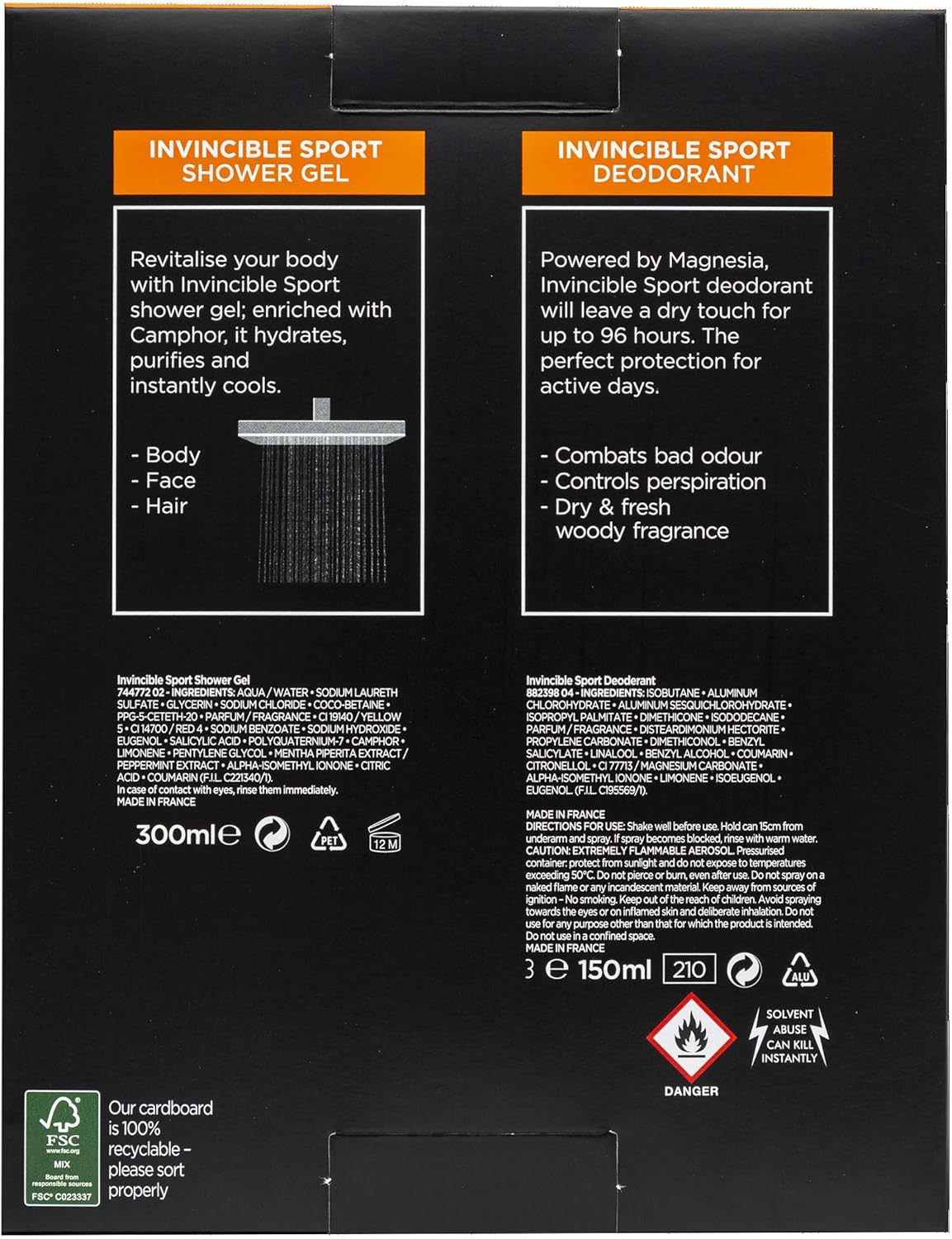 Loreal  Men Expert Invincible Sport Duo Gift Set