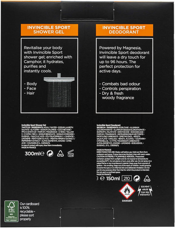 Loreal  Men Expert Invincible Sport Duo Gift Set