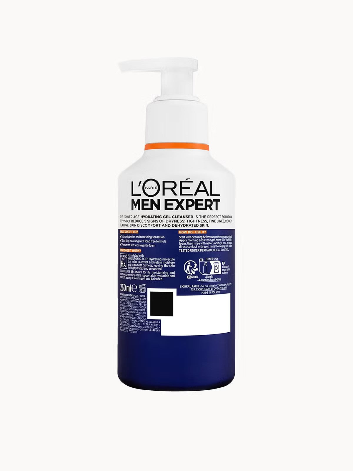 Loreal Men Expert Power Age Hydrating Gel Cleanser