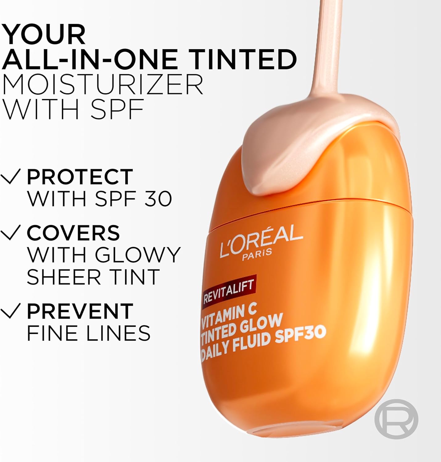 Loreal  Revitalift Vitamin C Tinted Glow Daily Fluid SPF30