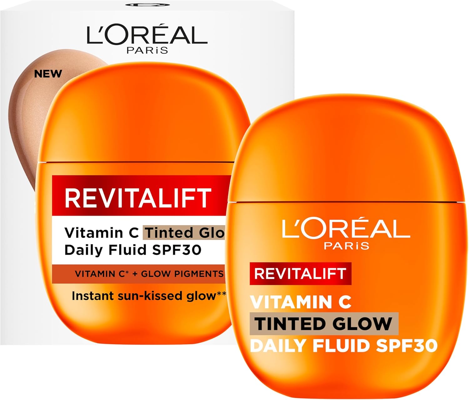 Loreal  Revitalift Vitamin C Tinted Glow Daily Fluid SPF30