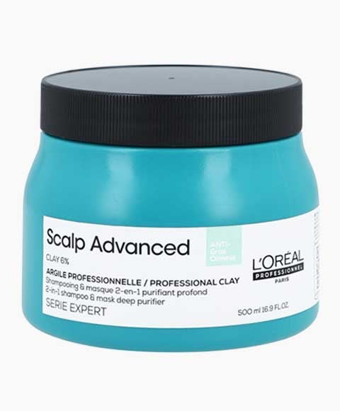 loreal Serie Expert Scalp Advanced Anti Oiliness 2 In 1 Deep Purifier Clay Mask
