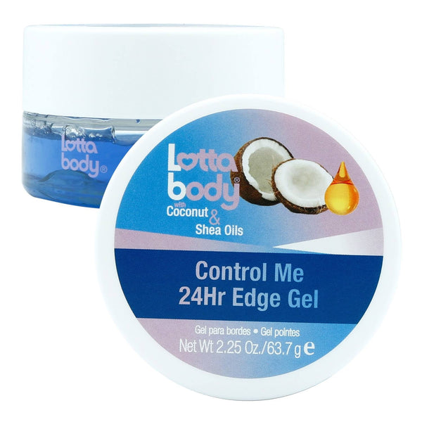 Lottabody Coconut And Shea Oil Control Me 24Hrs Edge Gel 63g - Afro Hair Boutique