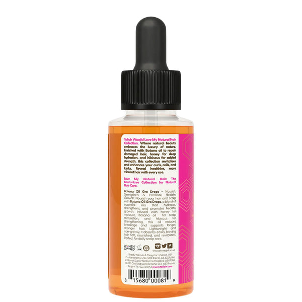 Taliah Waajid Love My Natural Hair Honey Batana Oil Gro Drops