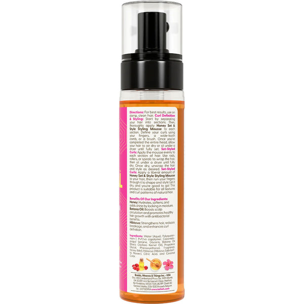 Taliah Waajid Love My Natural Hair Honey Set And Style Mousse
