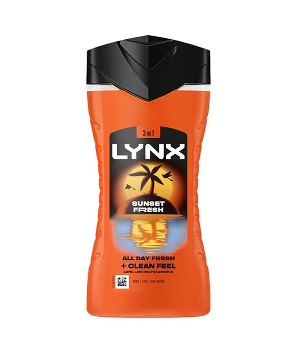 Lynx  3 In 1 Sunset Fresh Shower Gel
