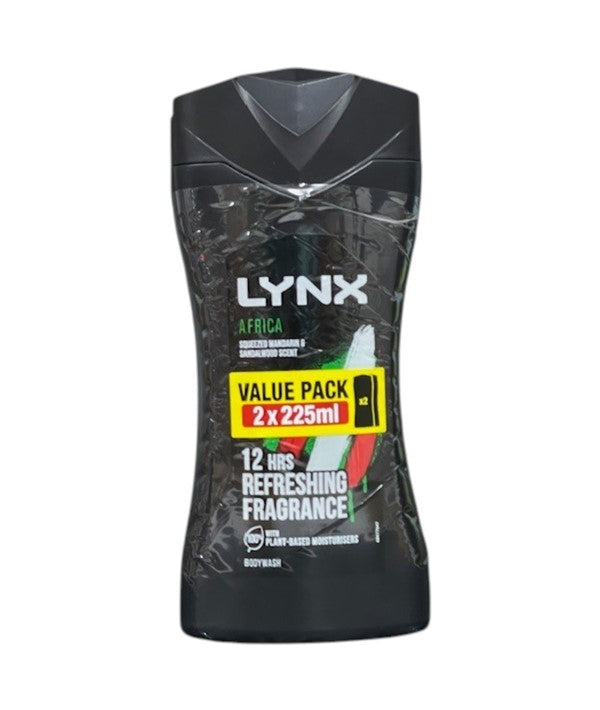 Lynx  Africa Value Twin Pack Bodywash