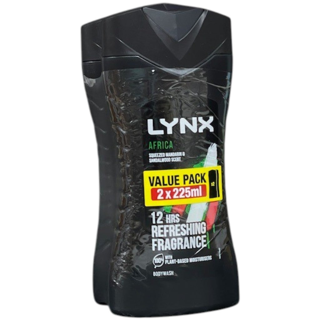 Lynx  Africa Value Twin Pack Bodywash