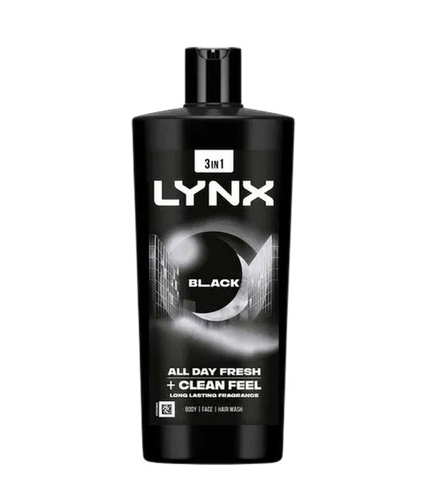 Lynx  Black 3 In 1 All Day Fresh Body Wash