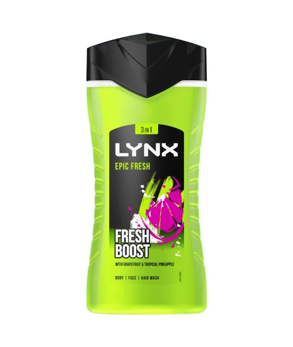 Lynx  Epic Fresh Boost 3 In 1 Shower Gel