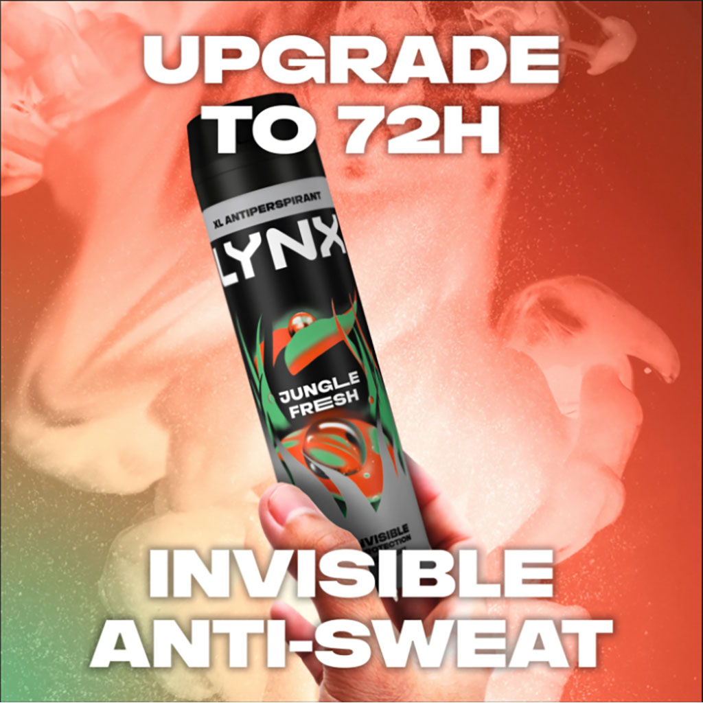 Lynx  Jungle Fresh 72H Invisible Sweat Protection Antiperspirant