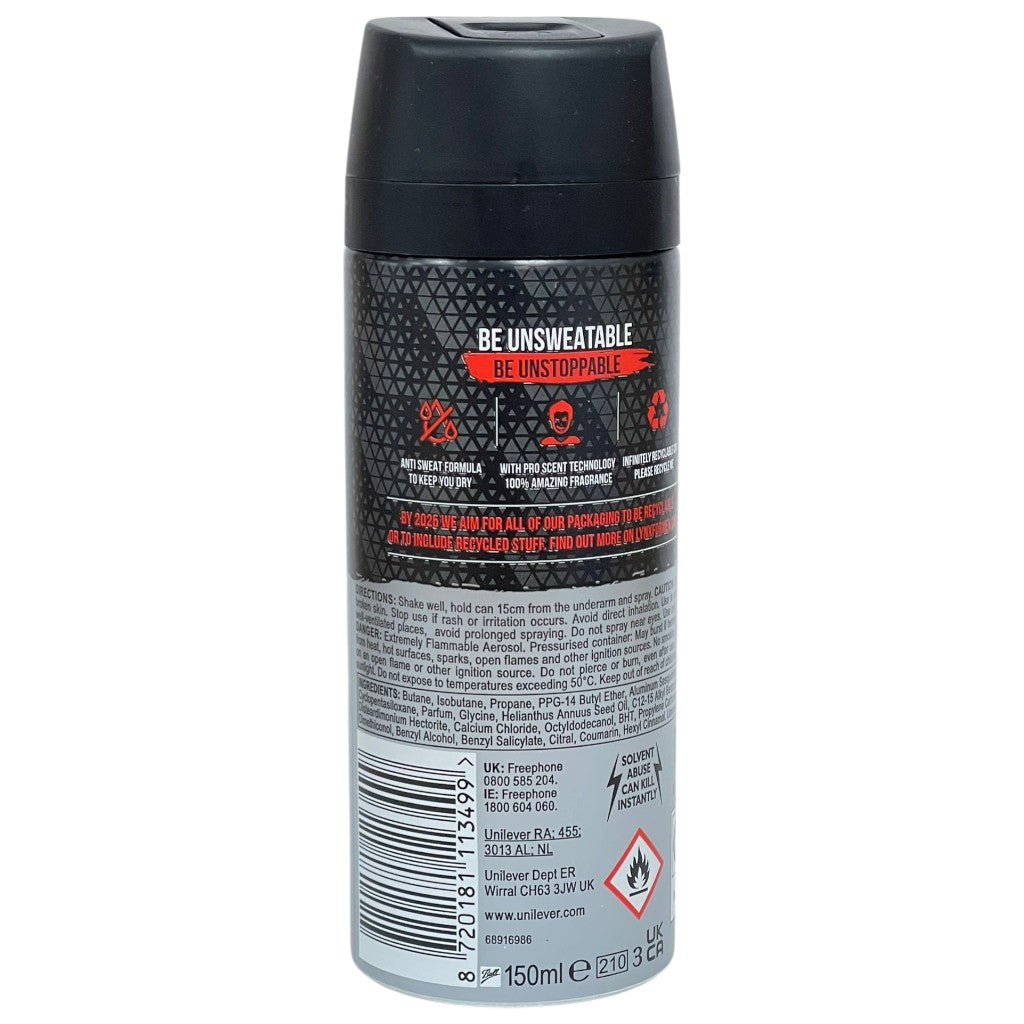 Lynx  Recharge Sport Dry Deodorant Body Spray