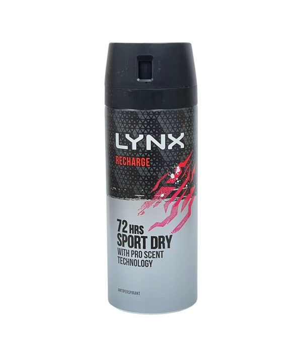 Lynx  Recharge Sport Dry Deodorant Body Spray