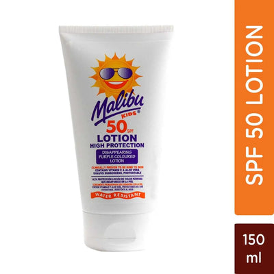 Malibu Kids High Protection Water Resistant Lotion SPF50 150ml