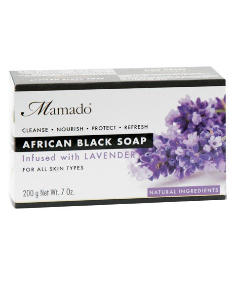 Mamado African Black Soap Infused With Lavender