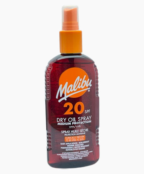 Malibu  Medium Protection Dry Oil Spray With SPF20