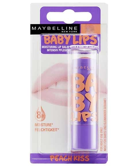 Maybelline  Baby Lips Moisturising Lip Balm Peach Kiss