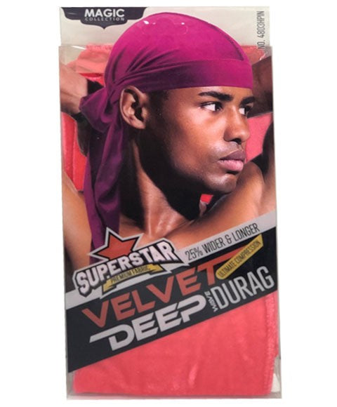 Bee Sales Superstar Velvet Deep Wave Durag 4803HPN