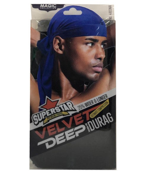 Bee Sales Superstar Velvet Deep Wave Durag 4803NAV
