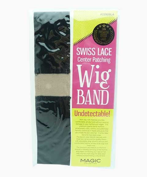 Bee Sales Magic Collection Swiss Lace Center Patching Wig Band 2292BLA