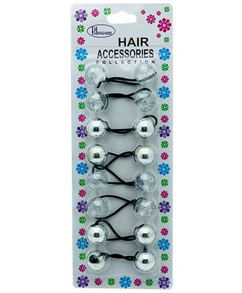 Mayfair Blossom Hair Accessories Collection Ponytailer PPP11SIL
