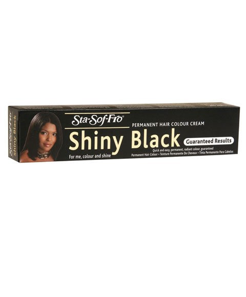 M And M Cosmetics Sta Sof Fro Shiny Black Permanent Hair Cream Colour 
