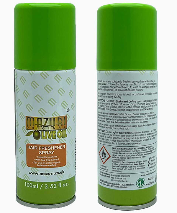 Mazuri Olive Oil Hair Freshener Spray 100ml - Afro Hair Boutique