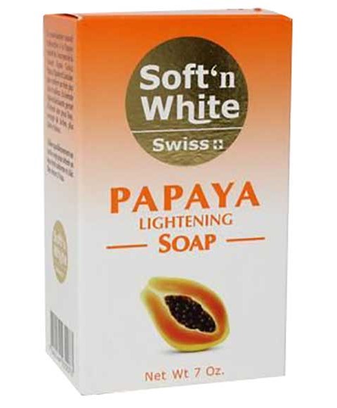 Mamado Swiss Soft N White Papaya Herbal Lightening Soap