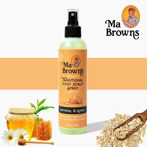 Ma Browns Traditional Itchy Scalp Spray With Oatmeal And Honey - 237ml