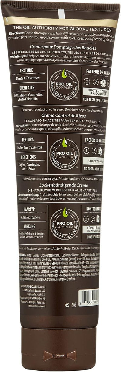 Macadamia Professional Taming Curl Cream,Control & Defrizz Curls - 148ML