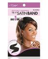 Bee Sales Magic Collection Tie It Satin Band Black 2247