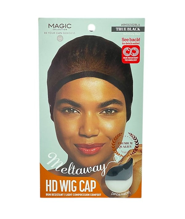Bee Sales Magic Collection HD Meltaway Wig Cap BYOG302BLA True Black