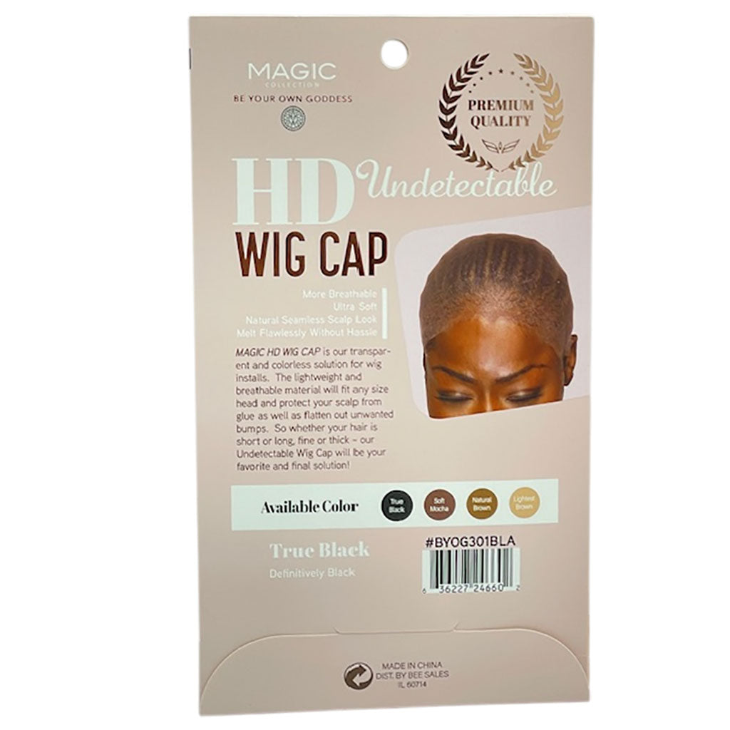 Bee Sales Magic Collection HD Wig Cap BYOG301BLA True Black