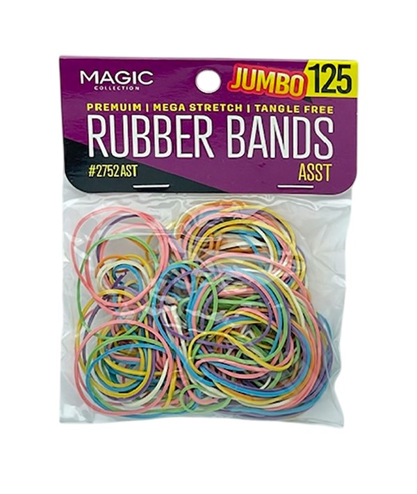 Bee Sales Magic Collection Jumbo Rubber Band 2752AST