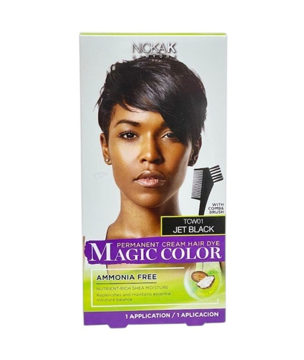 NICKA K Newyork Magic Colour Permanent Cream Hair Dye Ammonia Free