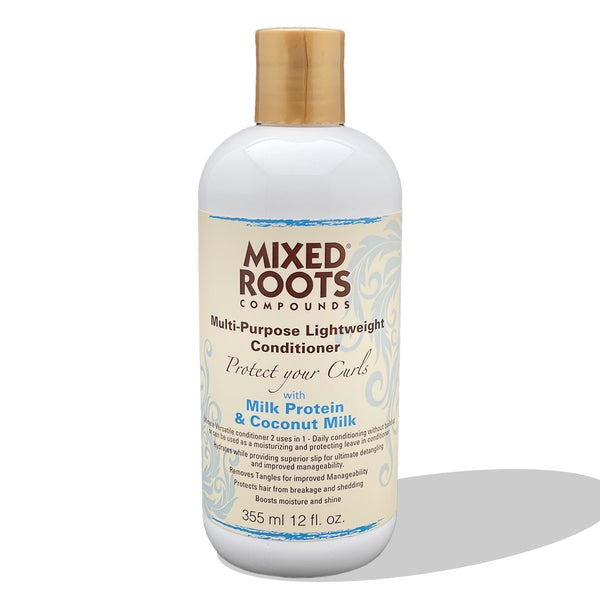 Mixed Roots Compounds Lightweight Conditioner Milk Protein & Coconut Milk 355ml - Afro Hair Boutique