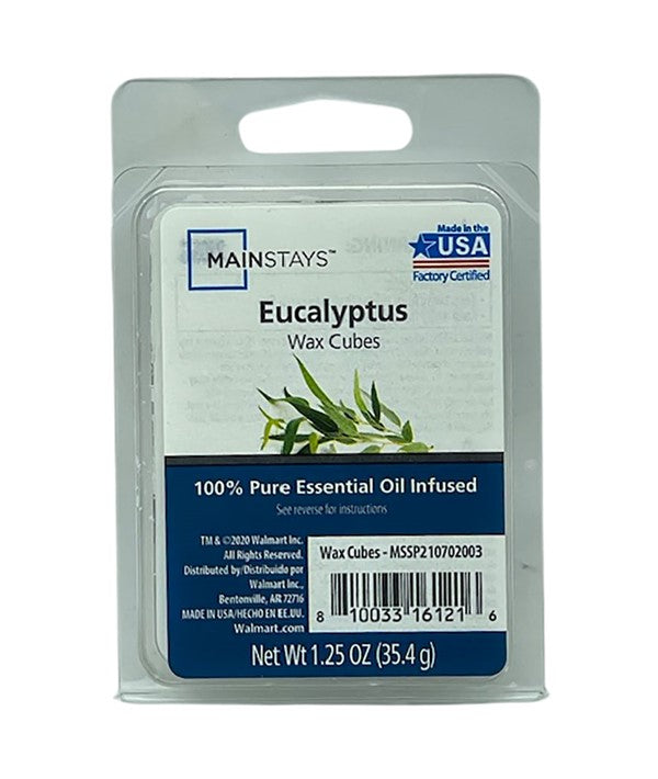 Mainstays  Essential Oil Infused Wax Melt Cubes Eucalyptus