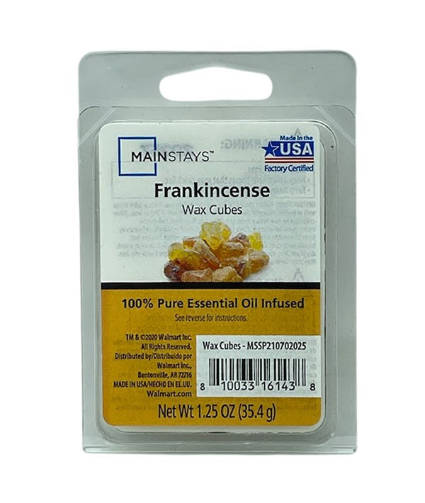 Mainstays  Essential Oil Infused Wax Melt Cubes Frankincense 