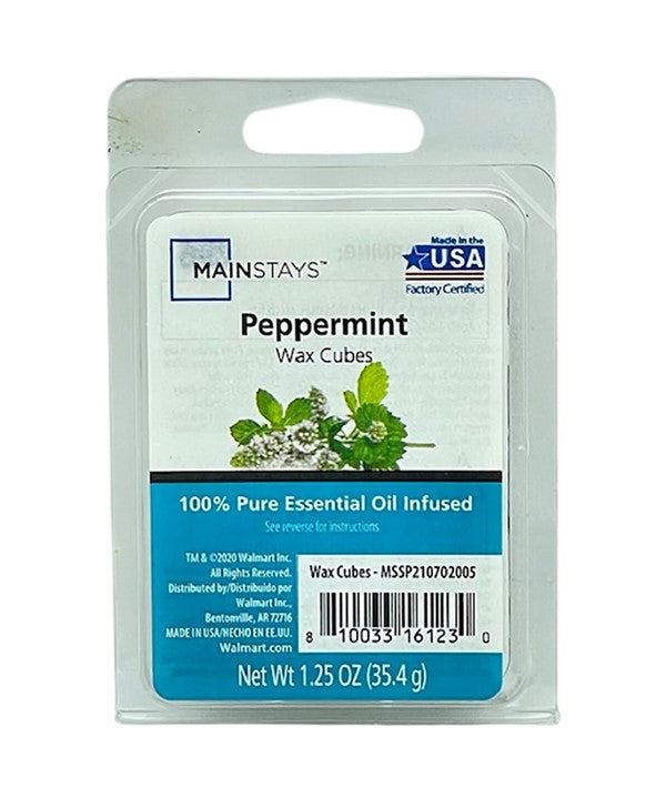 Mainstays  Essential Oil Infused Wax Melt Cubes Peppermint