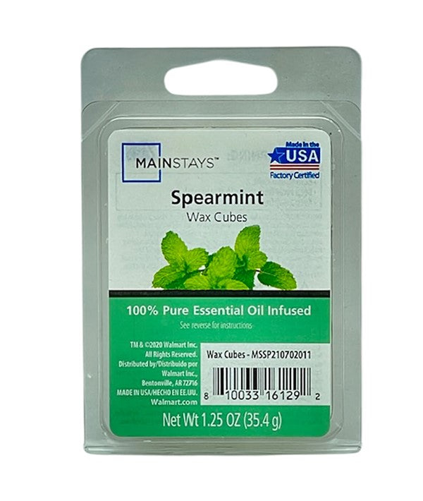 Mainstays  Essential Oil Infused Wax Melt Cubes Spearmint