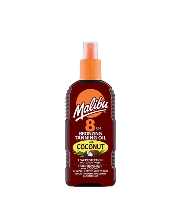malibu  Bronzing Tanning Oil With Coconut SPF8