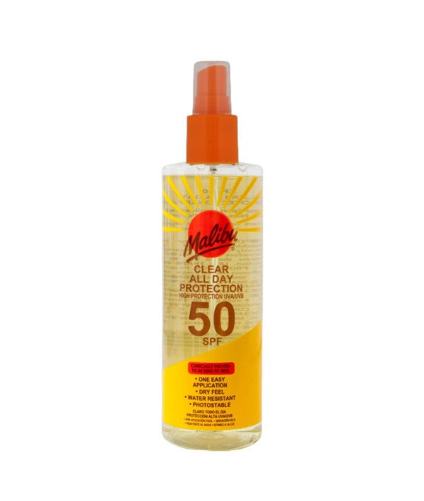 malibu  Clear Protect Spray SPF50
