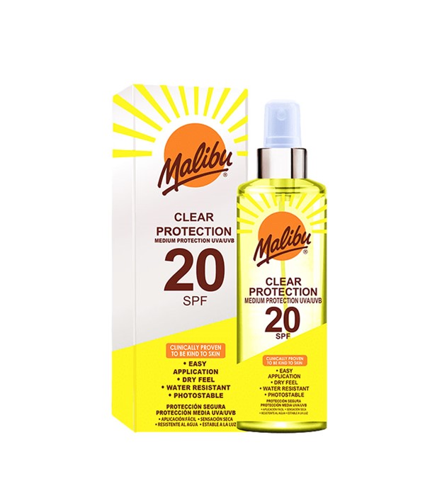 malibu  Clear Protection Spray SPF20