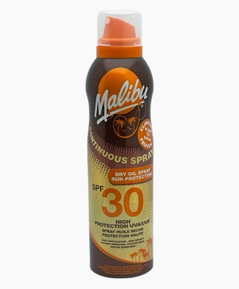 Malibu Continuous Spray Dry Oil Spray Sun Protection SPF30