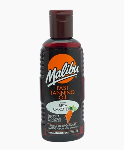 Malibu  Fast Tanning Oil With Beta Carotene