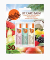 Malibu Lip Care Balm Trio Watermelon Mint And Vanilla SPF30