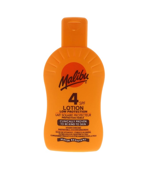 malibu  Low Protection Water Resistant Lotion 4SPF