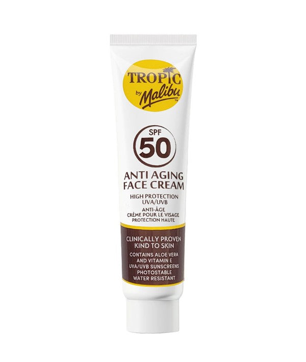 malibu  Tropic Anti Aging Face Cream SPF50