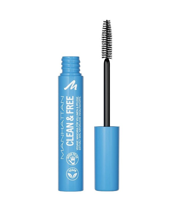 Manhattan  Clean And Free Vegan Mascara 1010N Black